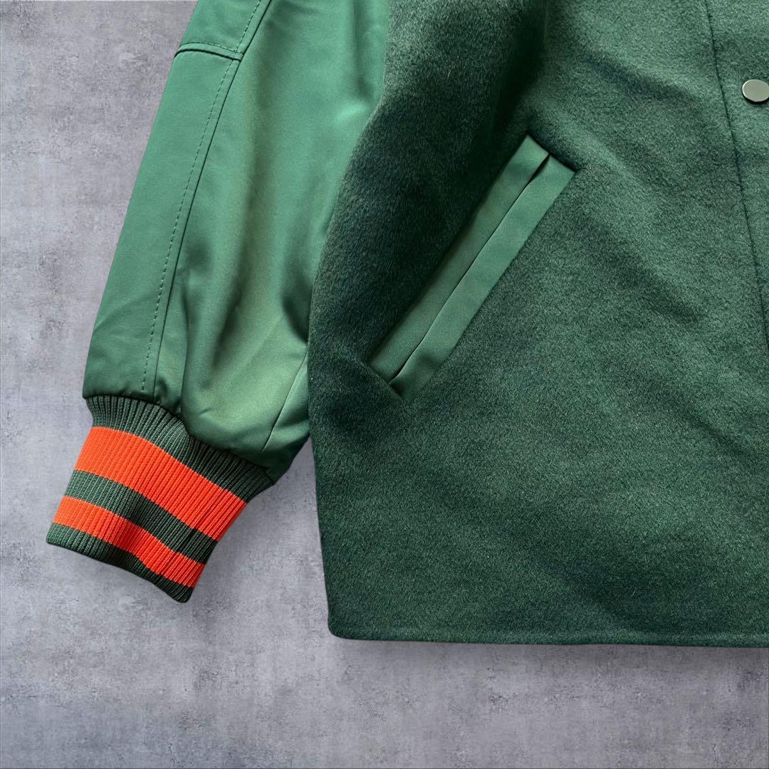 【極美品】 MAX&Co オーバーサイズ スタジャン ボンバージャケット 切替