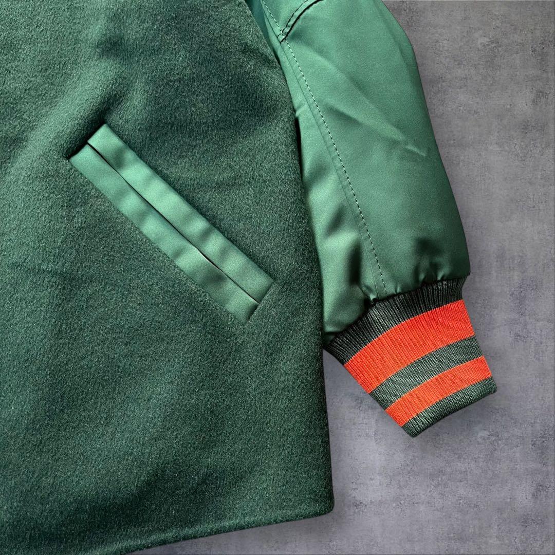 【極美品】 MAX&Co オーバーサイズ スタジャン ボンバージャケット 切替