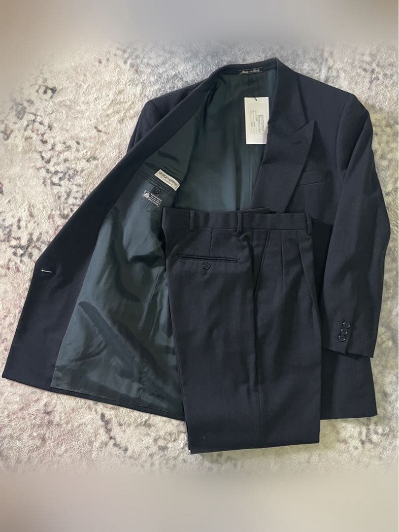 【GIORGIO ARMANI】イタリア製 ダブルセットアップスーツ