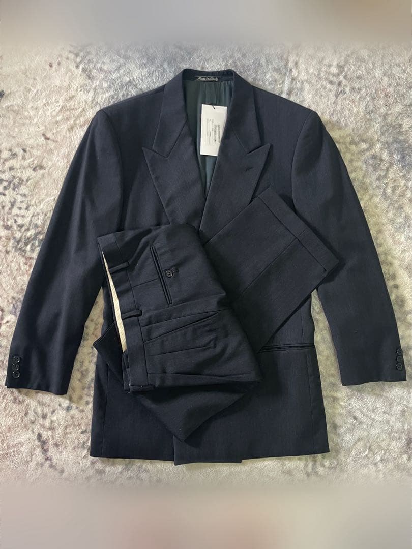 【GIORGIO ARMANI】イタリア製 ダブルセットアップスーツ