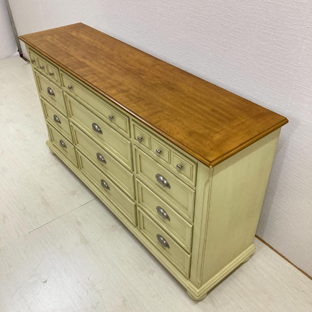 ASHLEY アシュレイ　アンティーク調　４段　チェスト　サイドボード　収納