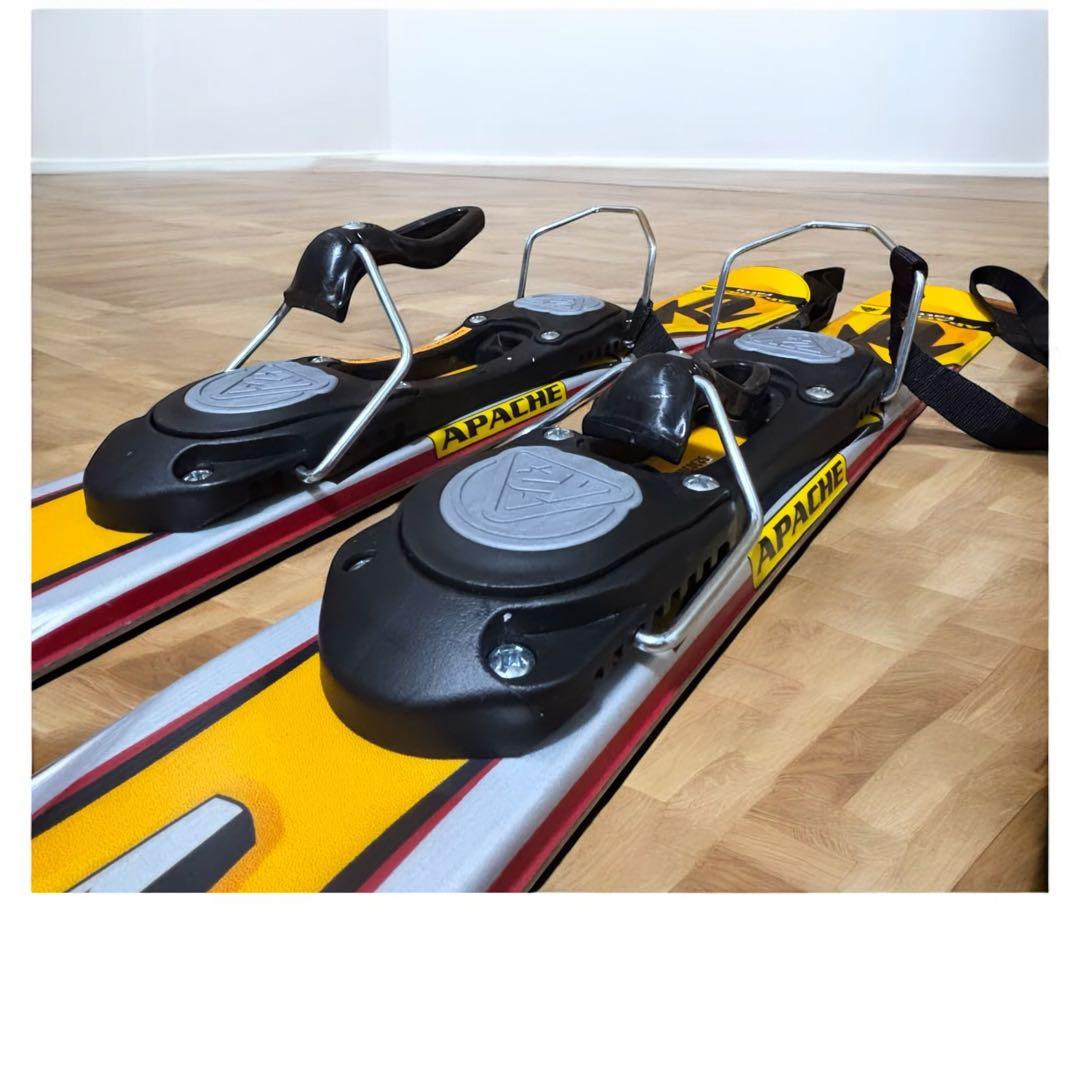 【美品】K2 APACHE FATTY 88cm ショートスキー イエロー