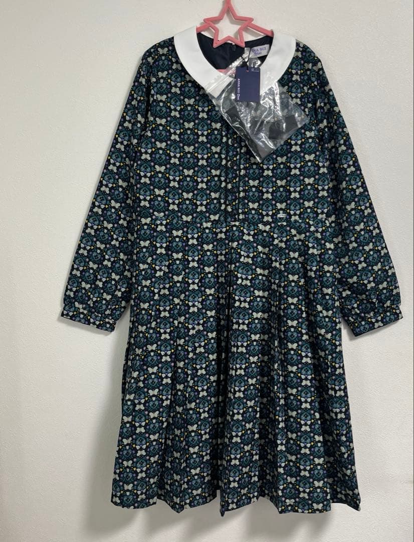 新品タグ付　アナスイミニ　150 プリーツワンピース