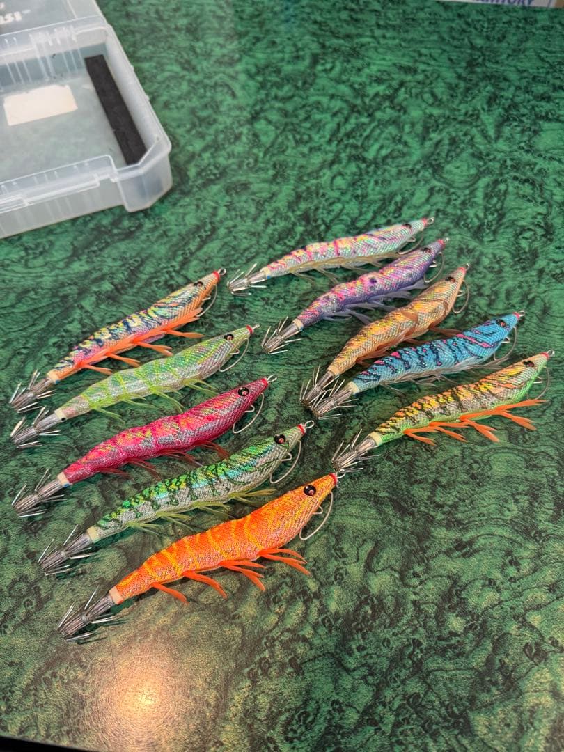 デュエルEZ-Qキャスト パタパタ喰わせ 3.5号19本セットパタパタケース付き