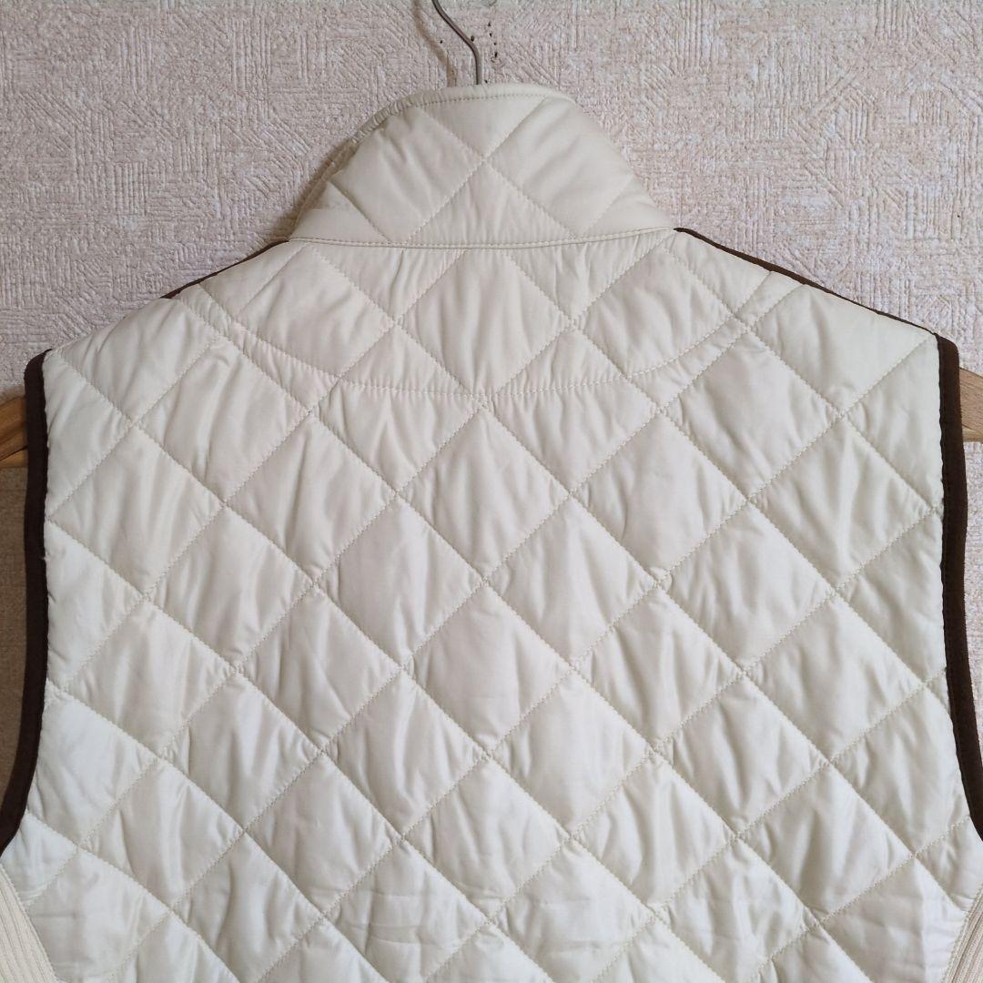 ポロラルフローレン ハイネック キルティングベスト 刺繍ロゴ M