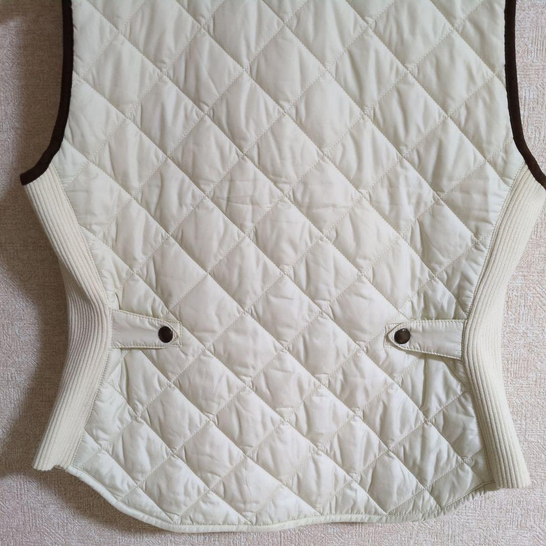 ポロラルフローレン ハイネック キルティングベスト 刺繍ロゴ M