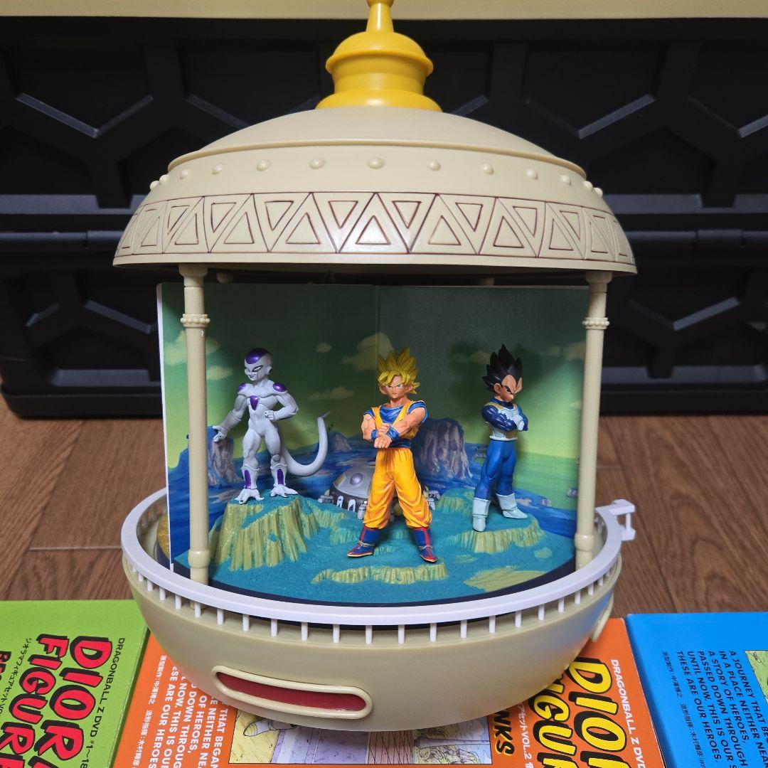 ドラゴンボールフィギュア　ジオラマセット全3巻カリン塔型ディスプレイ台付