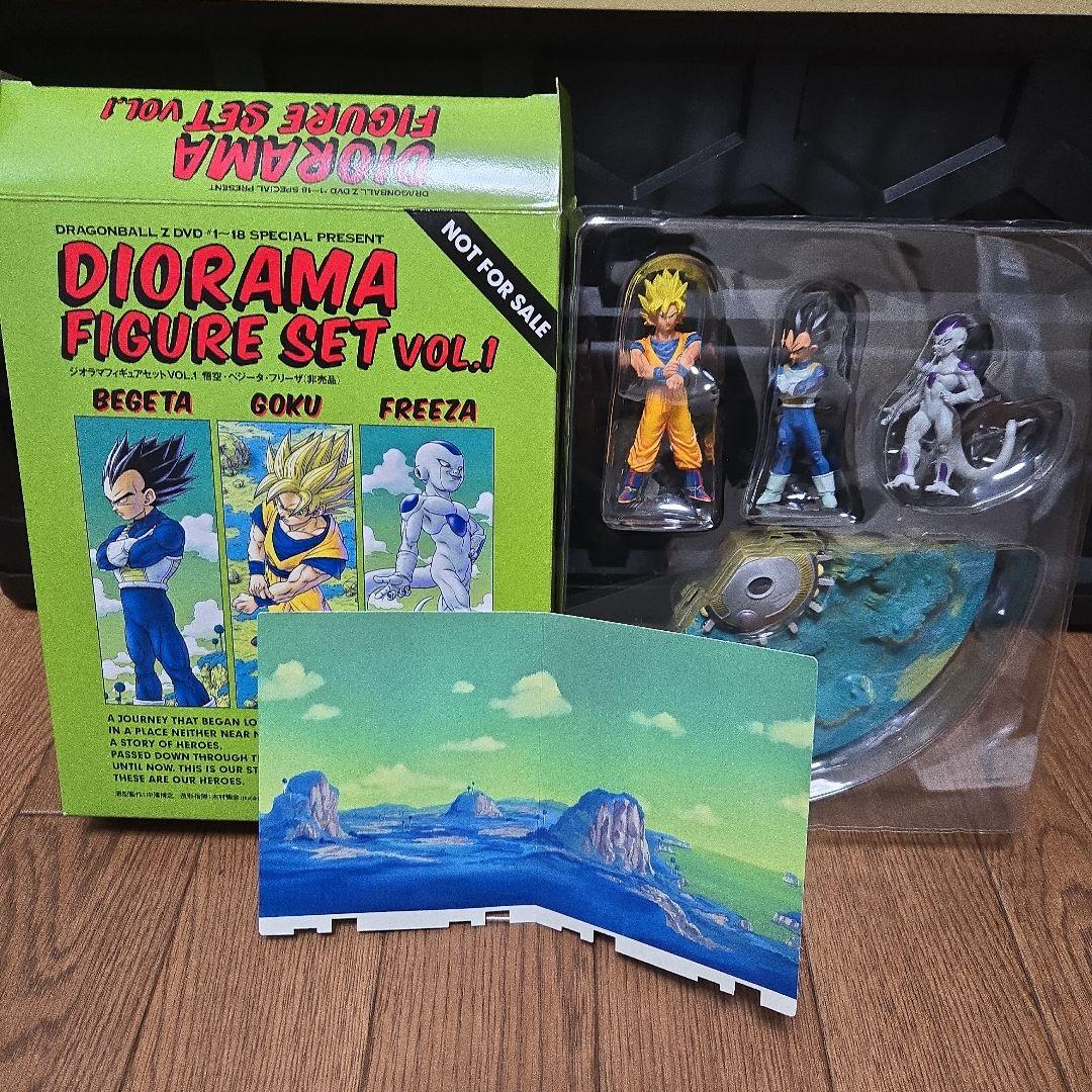 ドラゴンボールフィギュア　ジオラマセット全3巻カリン塔型ディスプレイ台付