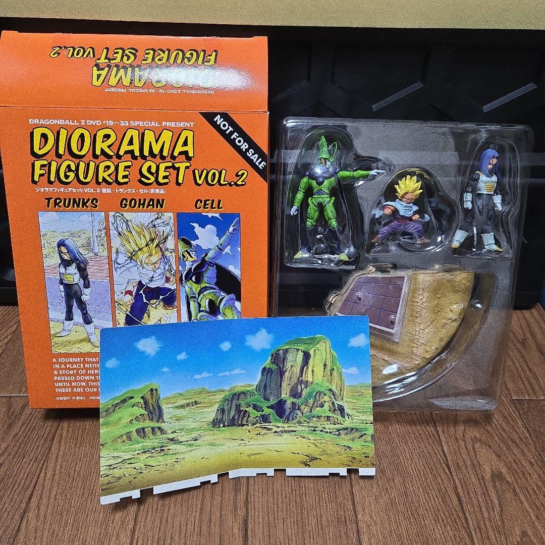ドラゴンボールフィギュア　ジオラマセット全3巻カリン塔型ディスプレイ台付