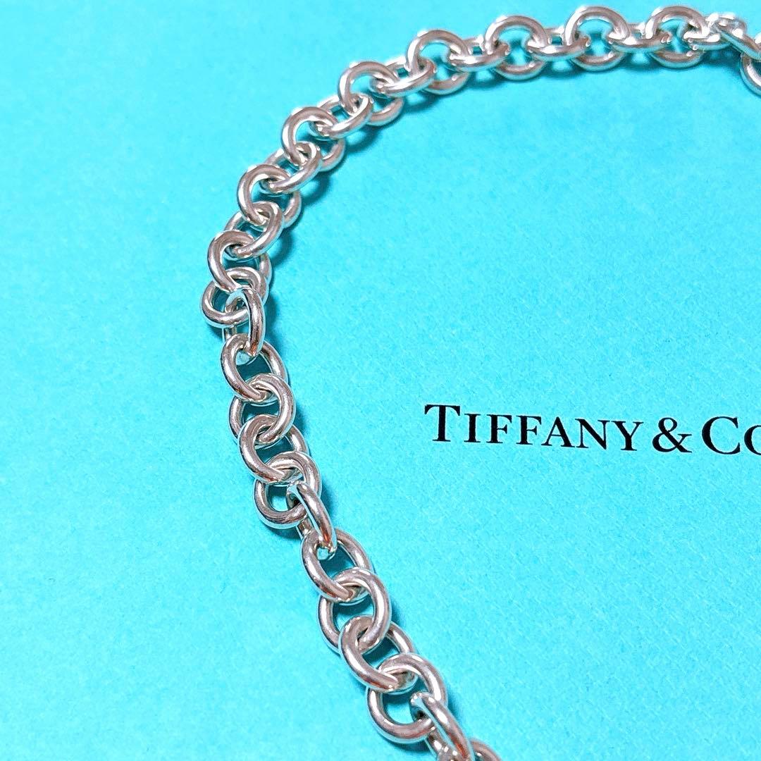 【美品】41.5cm ティファニー ハート トグル ネックレス SV925