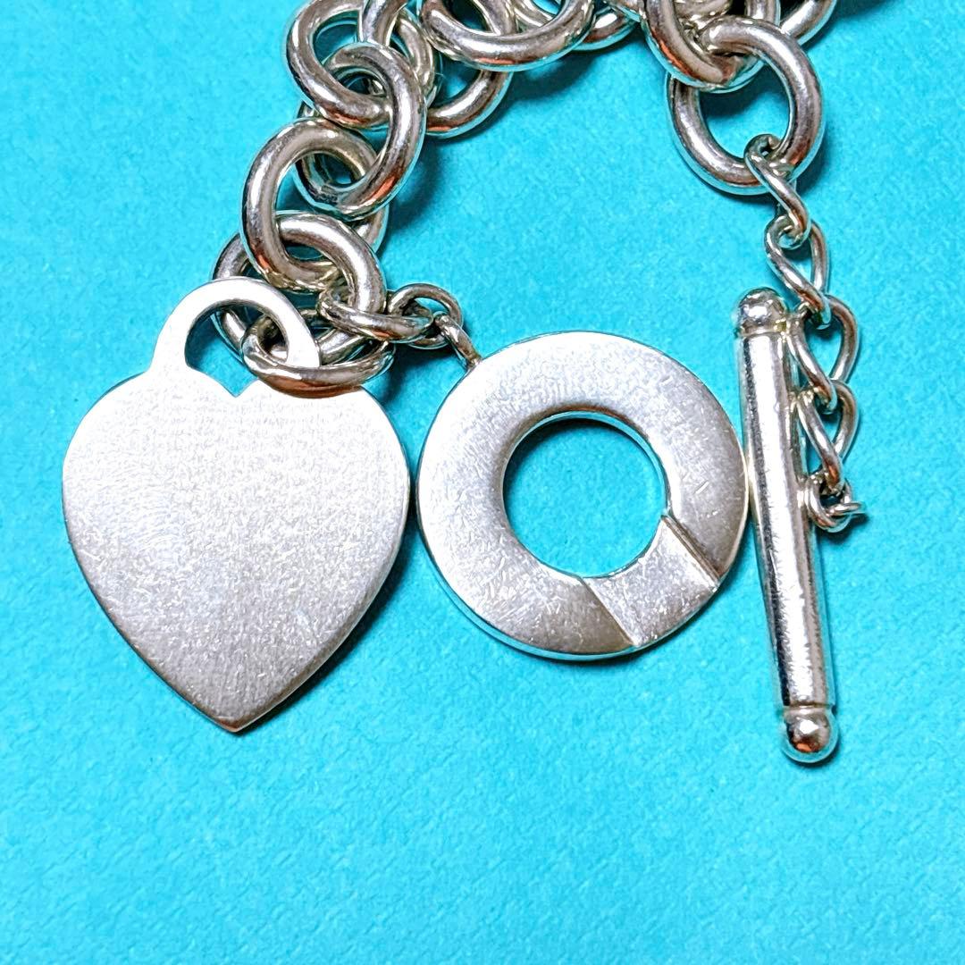 【美品】41.5cm ティファニー ハート トグル ネックレス SV925