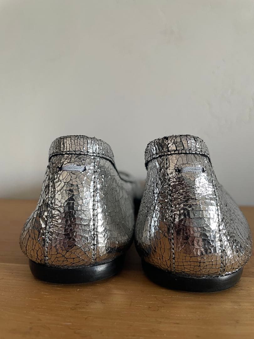 MAISON MARGIELA タビバレエシューズ シルバー 38