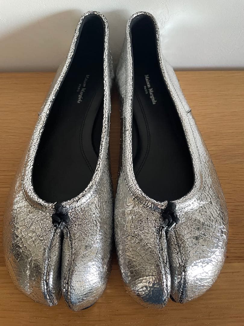 MAISON MARGIELA タビバレエシューズ シルバー 38
