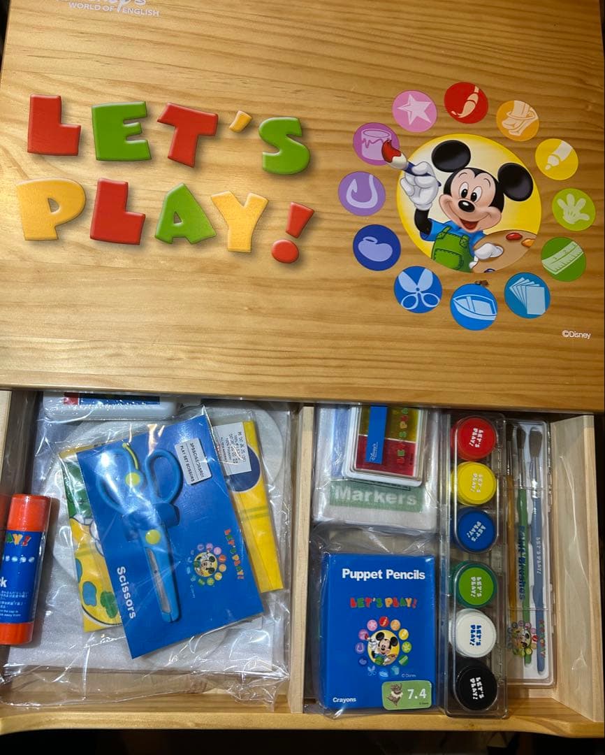 レッツプレイ DVDディズニー英語システム DWE 道具箱