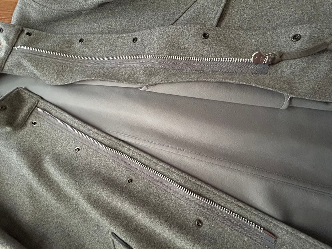 スピックアンドスパン⭐︎メルトン M-65 フィールドコート グレー サイズ36