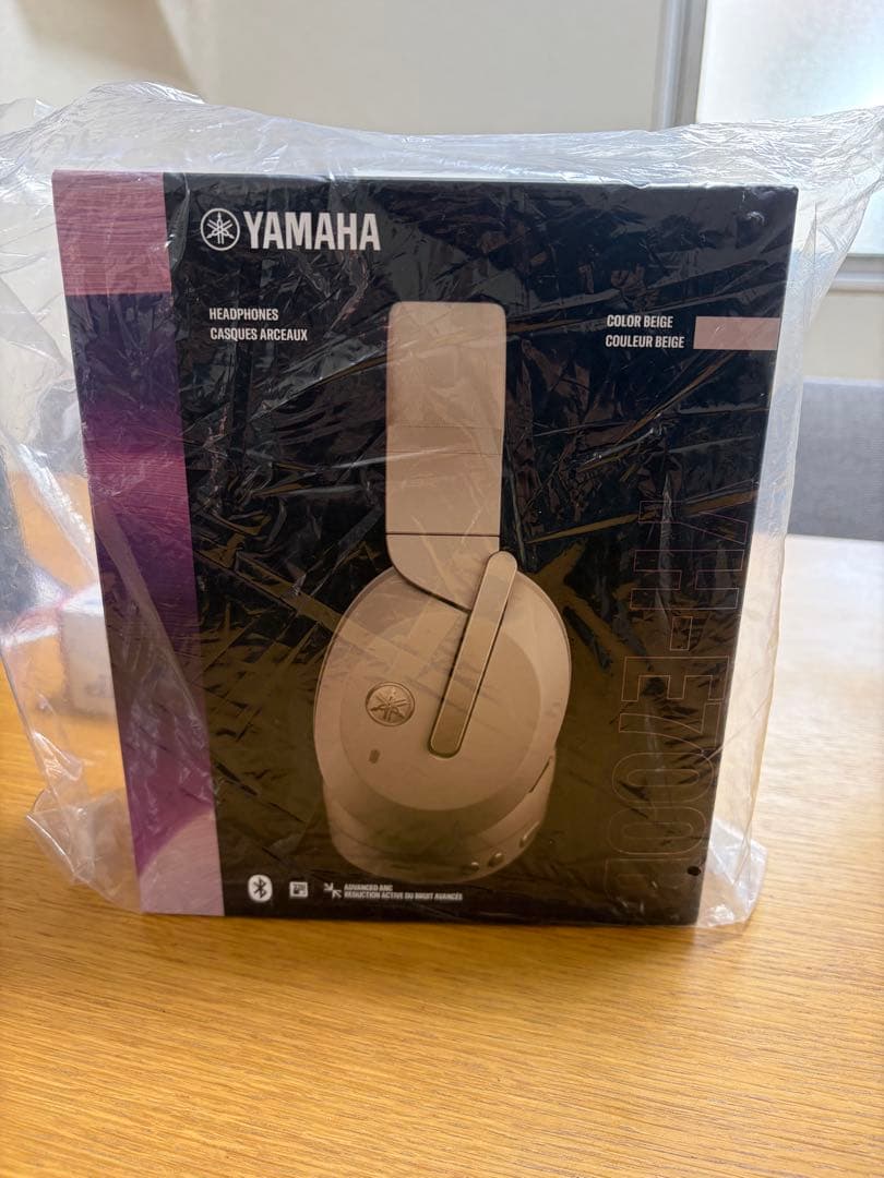 新品！Yamaha ワイヤレスヘッドホン ベージュ