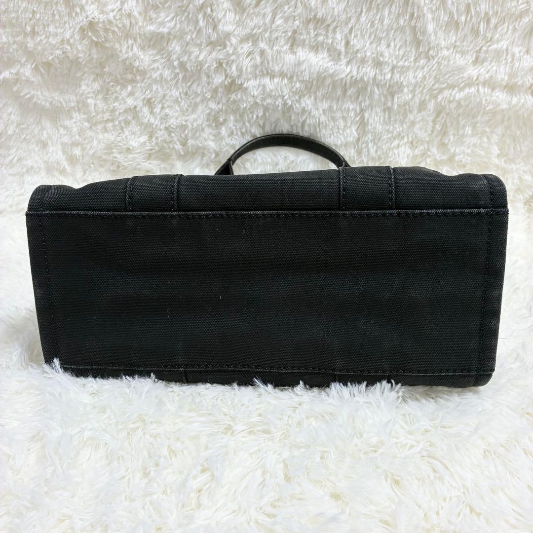 マークジェイコブス　ザ トートバッグ 2way A4可ブラック キャンバス