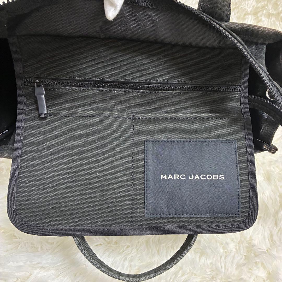 マークジェイコブス　ザ トートバッグ 2way A4可ブラック キャンバス