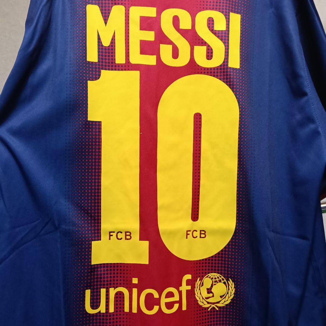 新品タグ付き！ バルセロナ メッシ オフィシャルユニフォーム 12-13L