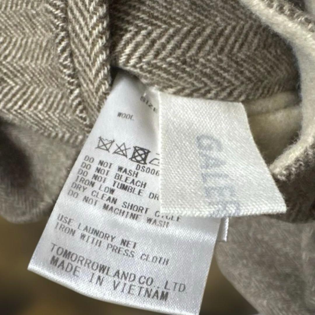 GALERIE VIE ウールダブルフェイス ストール付きコート リバーシブル