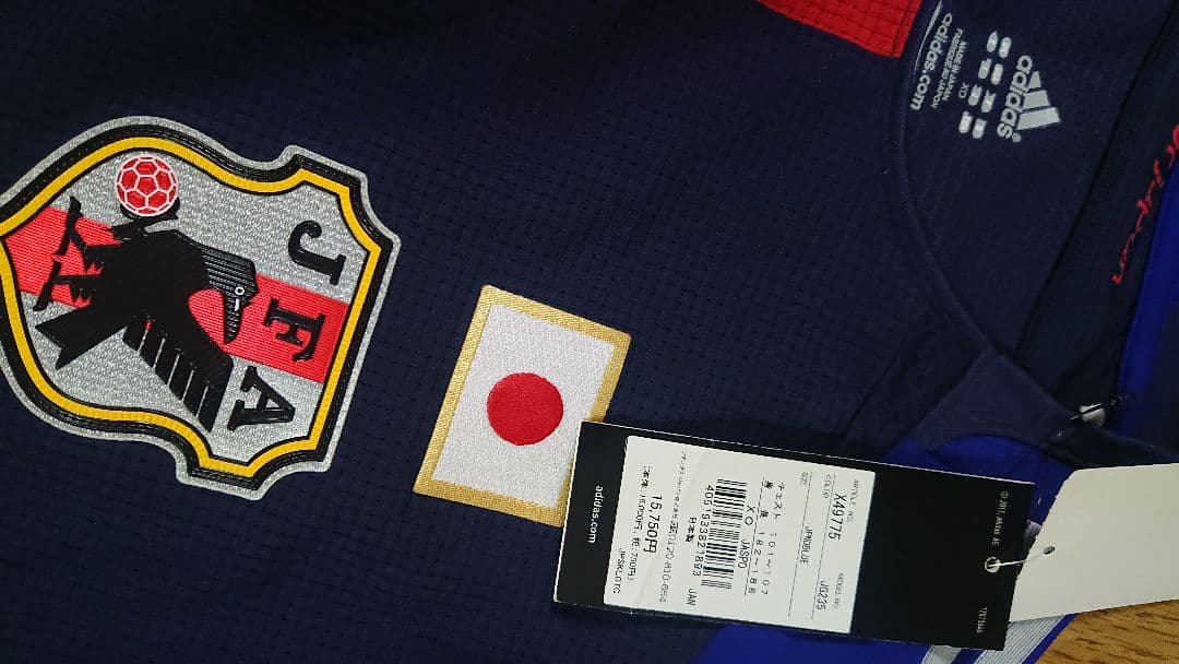 新品adidas日本代表長袖オーセンテイックユニフォーム