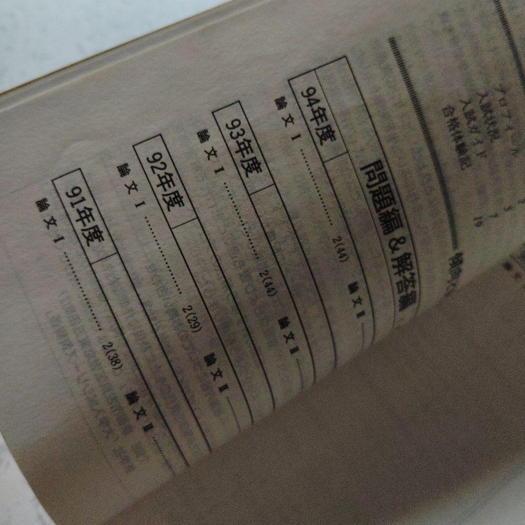 東京大学 文科・後期日程 '95　赤本　東大　英語　文化　社会　数学的思考力