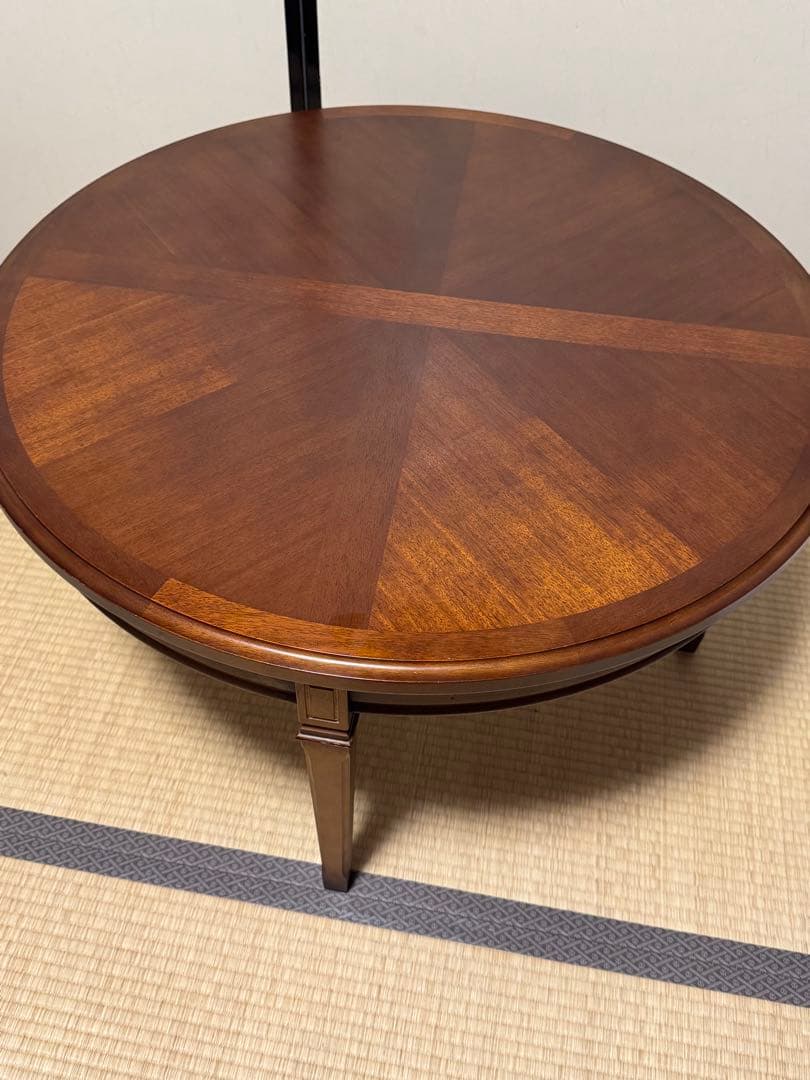 マルニ木工 ラウンドテーブル 地中海 丸テーブル センターテーブル テーブル 台