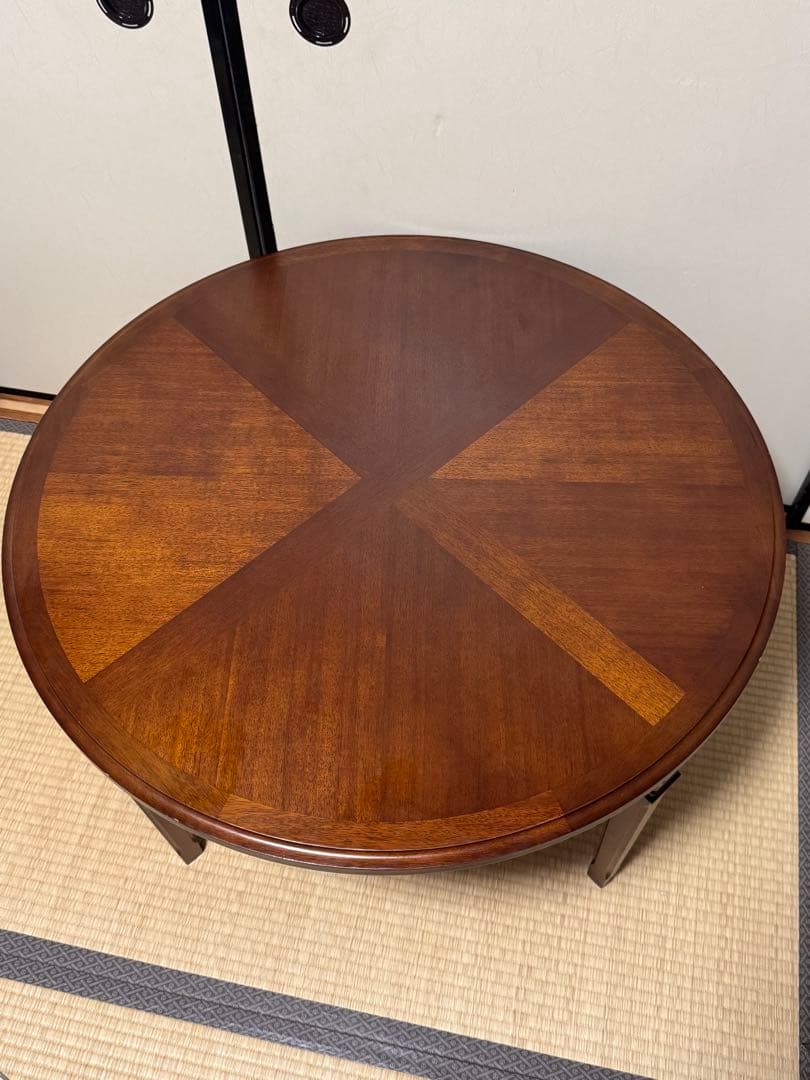 マルニ木工 ラウンドテーブル 地中海 丸テーブル センターテーブル テーブル 台