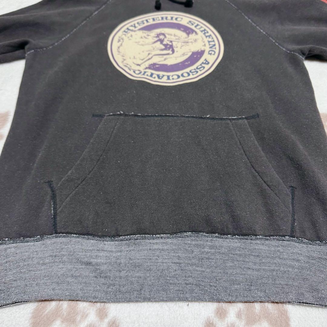 ヒステリックグラマー サーフガール プルオーバー パーカー ラグランフーディ