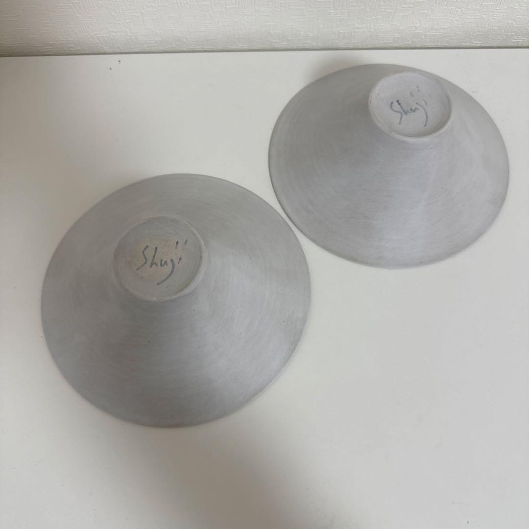 児玉修治　朝顔ボウル　カンヴァス　2点セット