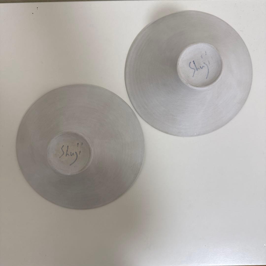 児玉修治　朝顔ボウル　カンヴァス　2点セット