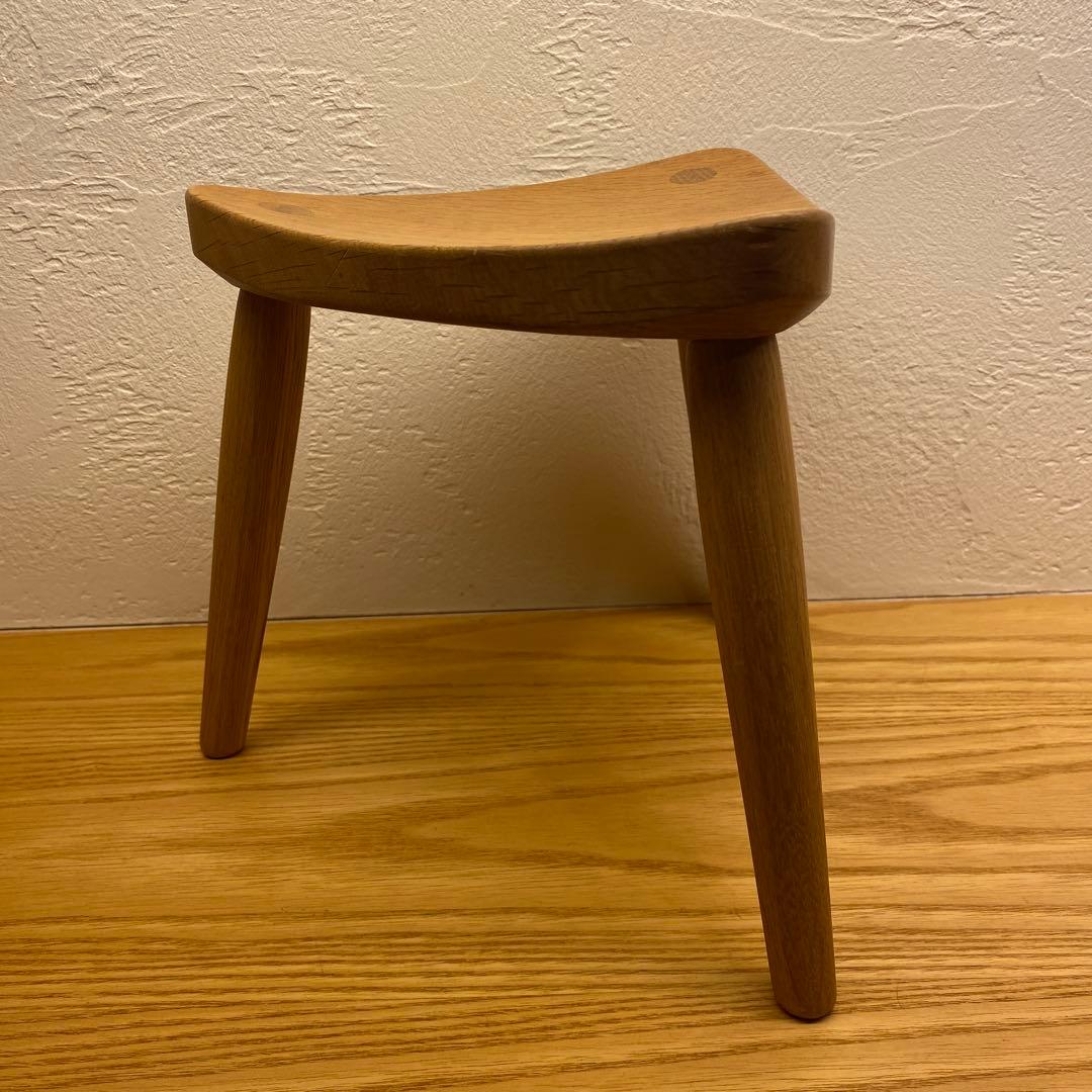 木製三角形ハンドメイドスツール