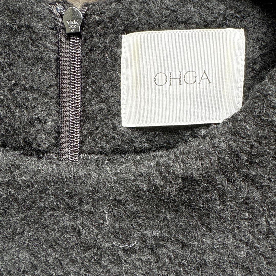 【美品】OHGA 黒スフレニット