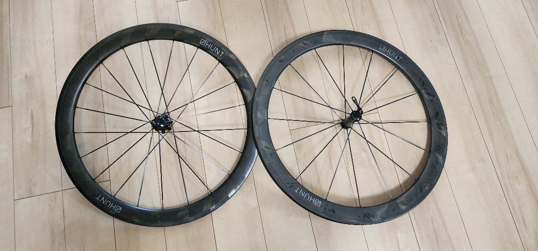 HUNT 50mm carbon spoke クリンチャーホイー