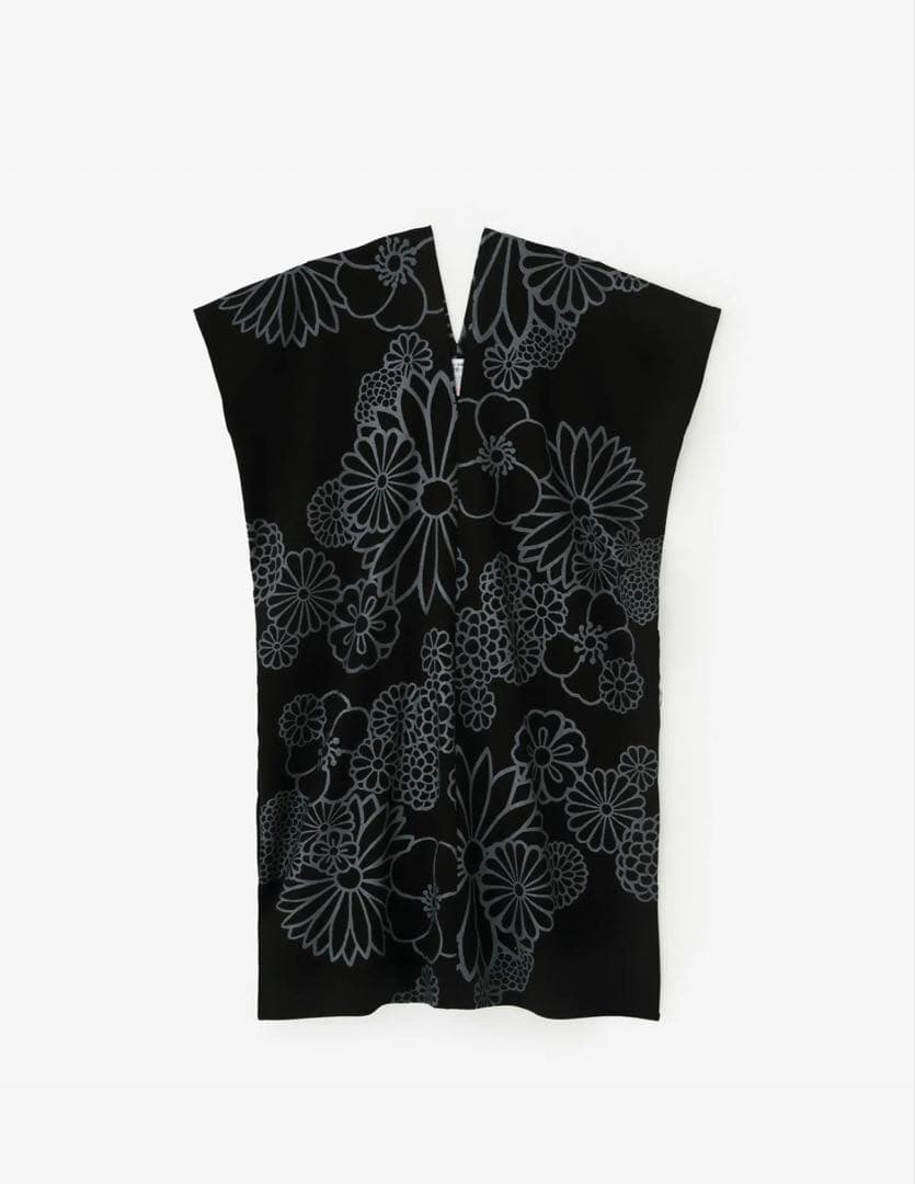 sousou 両面編 長方形衣　二つ身／金襴緞子濡羽色