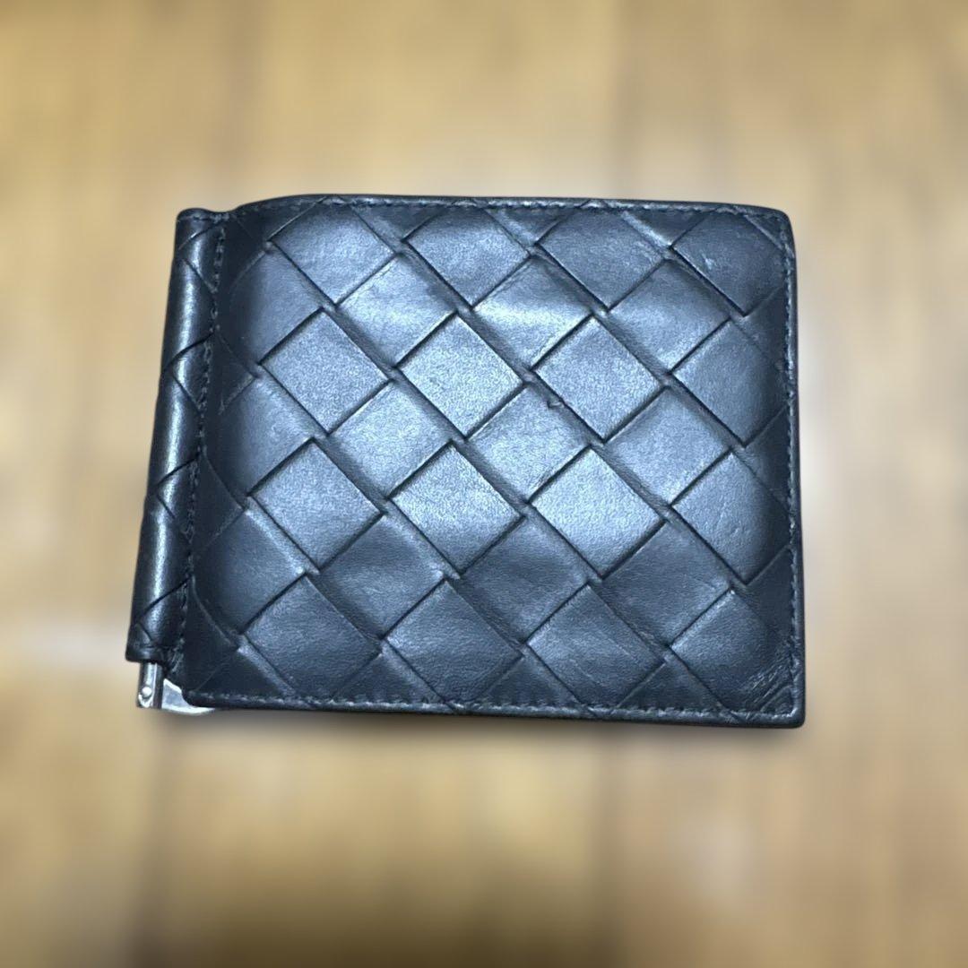 BOTTEGA VENETA レザー マネークリップ