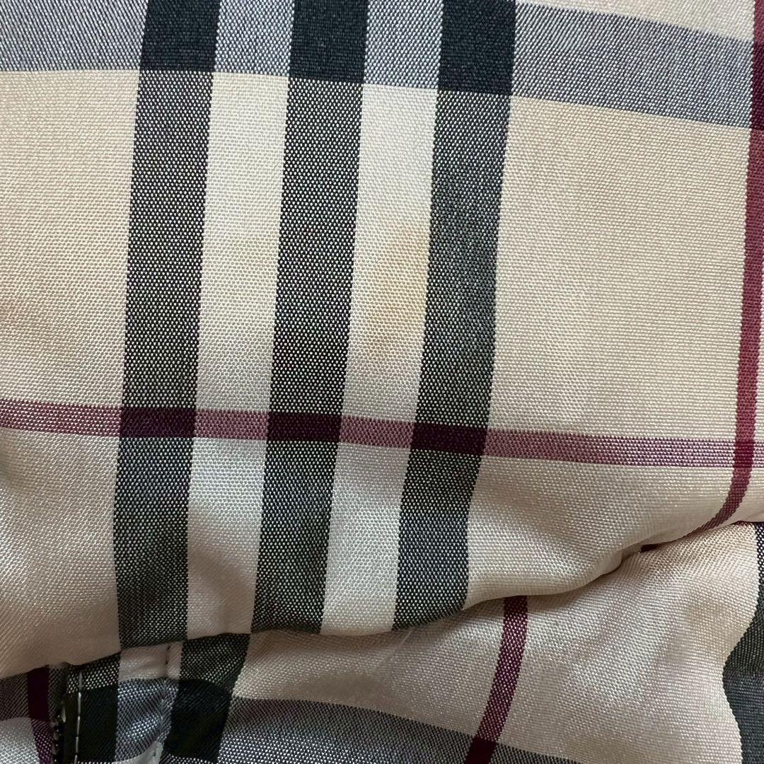 3way リバーシブル BURBERRY ダウン ベスト ノバチェック フード