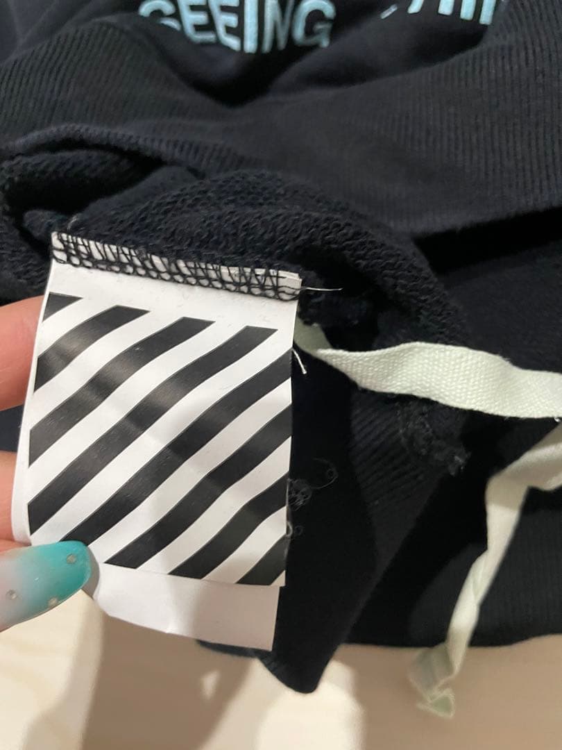 オフホワイト　SEEING THINGS トレーナーXXL