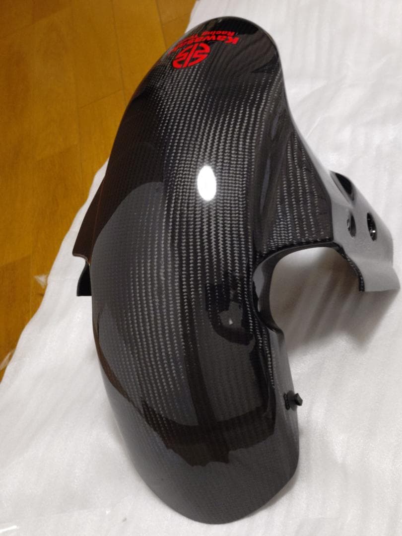 ZX-25R マジカルレーシング カーボンフロントフェンダー 綾織り艶あり