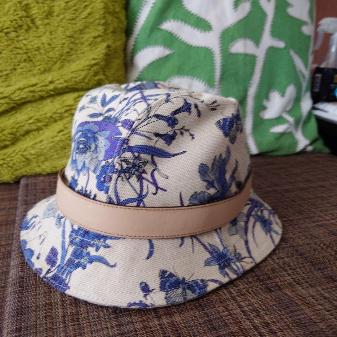 GUCCI 花柄 バケットハット爽やか