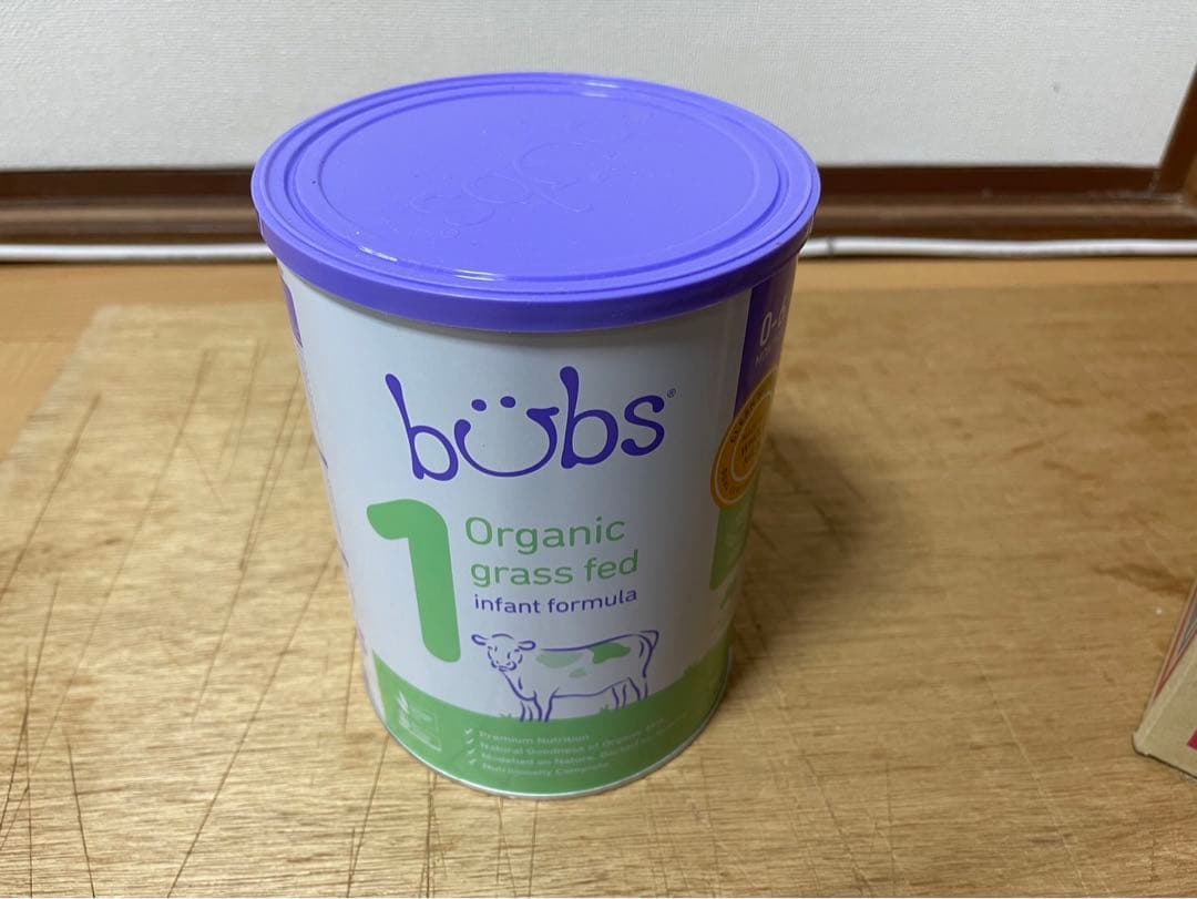 Bubs（バブズ）オーガニック 牛 粉ミルク ステップ1（0～6カ月）