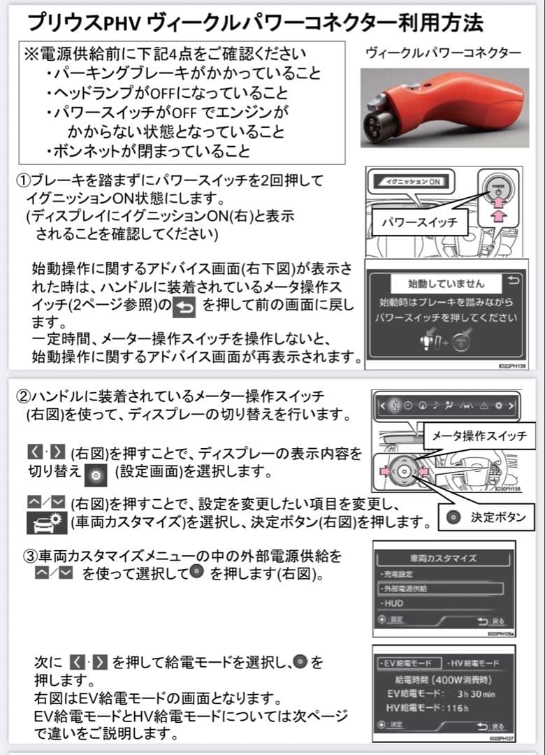 【未使用】トヨタ ヴィークルパワーコネクター