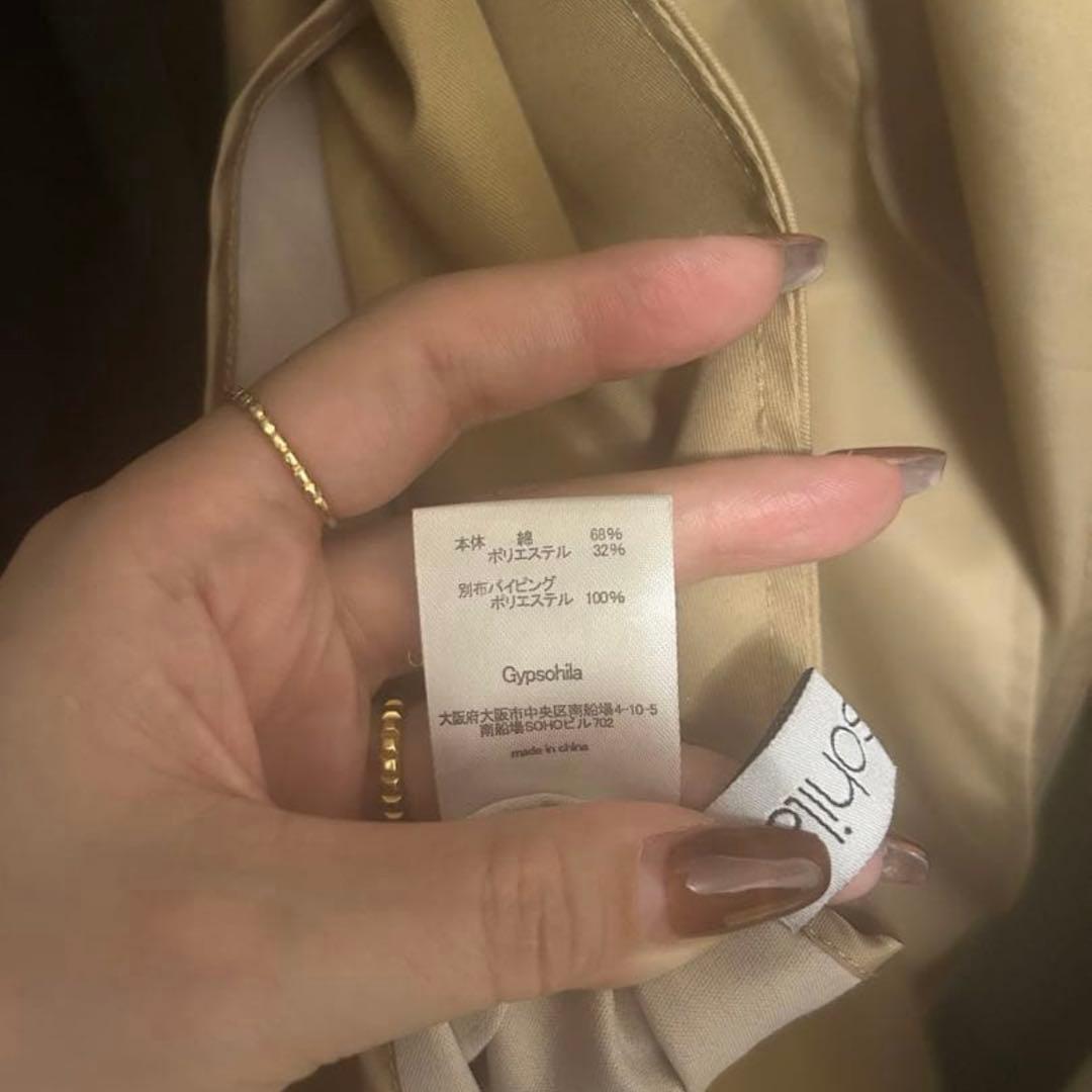 gypsohila フード付き トレンチコート　ジプソフィア ayako