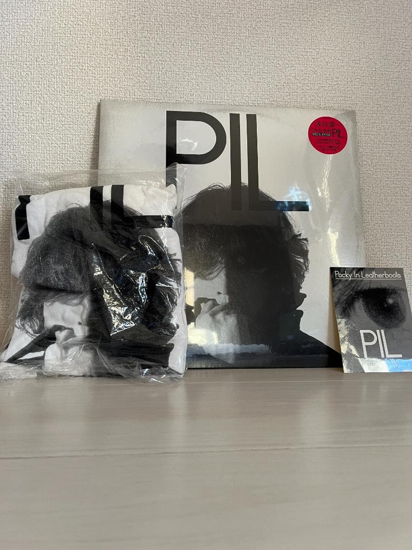 浅井健一：PIL（初回限定盤CD + DVD）Tシャツ、ステッカーセット