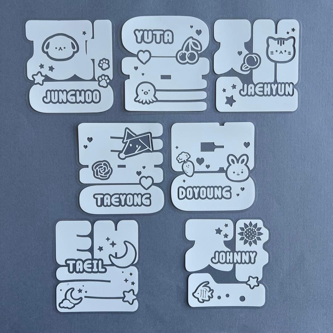 【560】マーク　ユウタ　NCT ペンライト　ステッカー