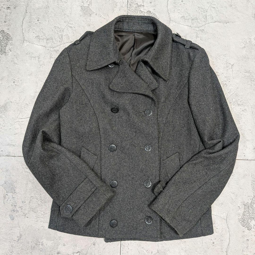 PPFM ナポレオンジャケット グレー Pコート ダブル y2k アーカイブ