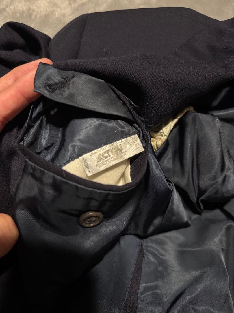 ラルフローレン ネイビーブレザー 紺ブレ ダブル usa製