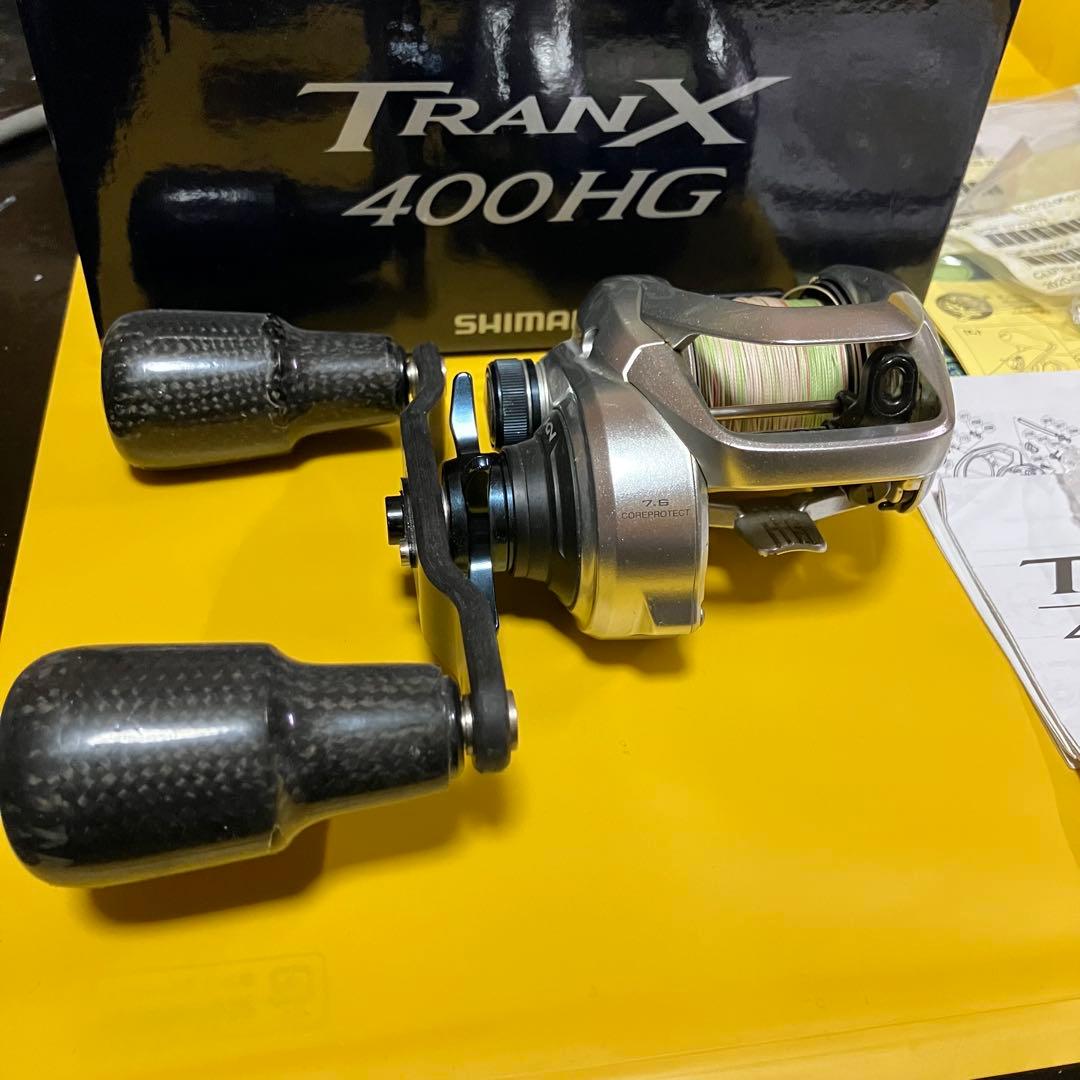 US SHIMANO TRANX400 HG カスタムハンドル/パーツ一式