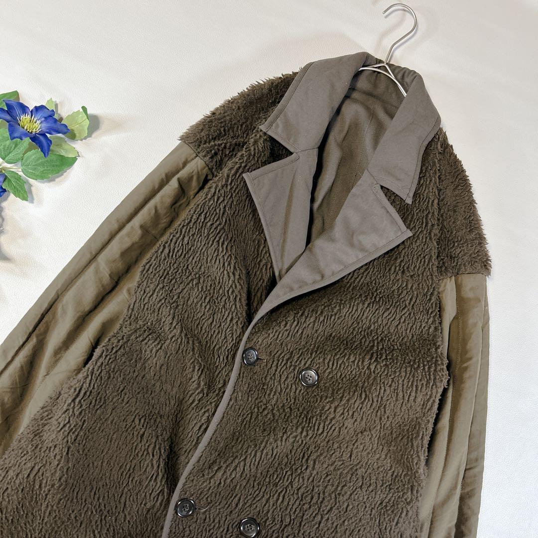 CLANE リバーシブル ダブルブレスト ロングコート ミリタリー Mサイズ