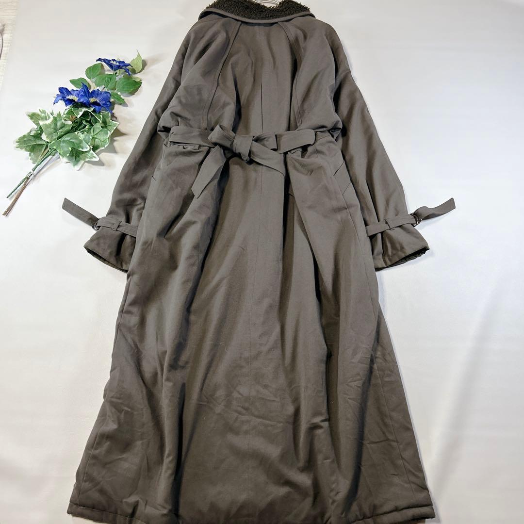 CLANE リバーシブル ダブルブレスト ロングコート ミリタリー Mサイズ